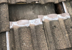 dropped tiles