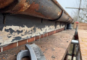 repair old gutter