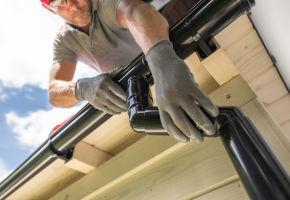 install new down-pipe