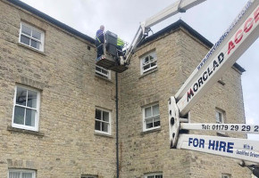 high access gutter cleaning